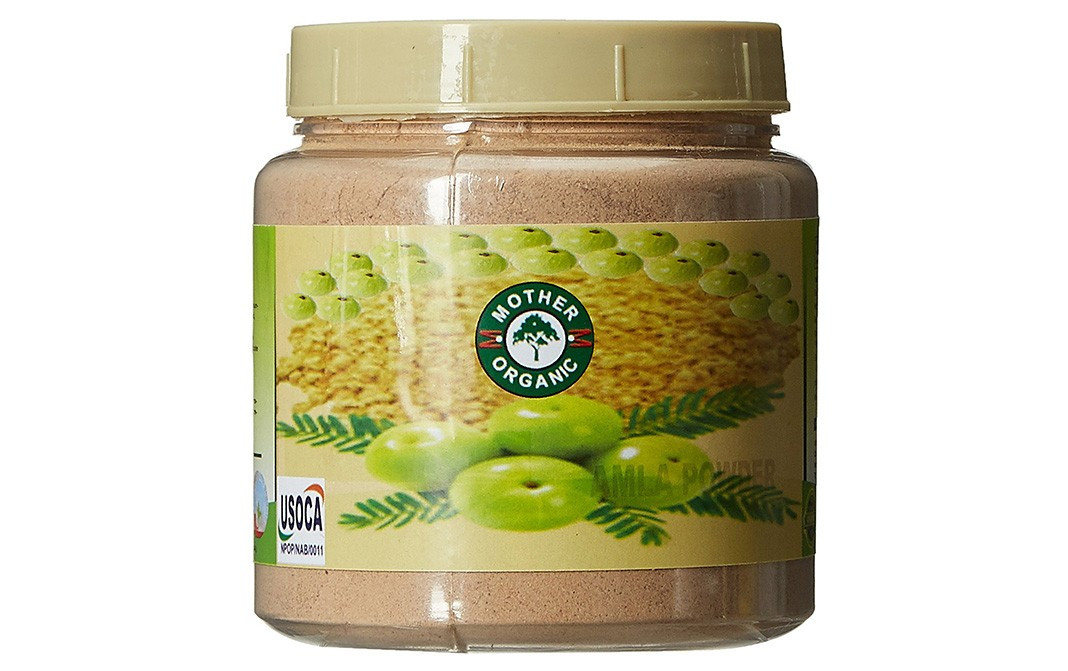 Mother Organic Amla Powder    Plastic Jar  400 grams